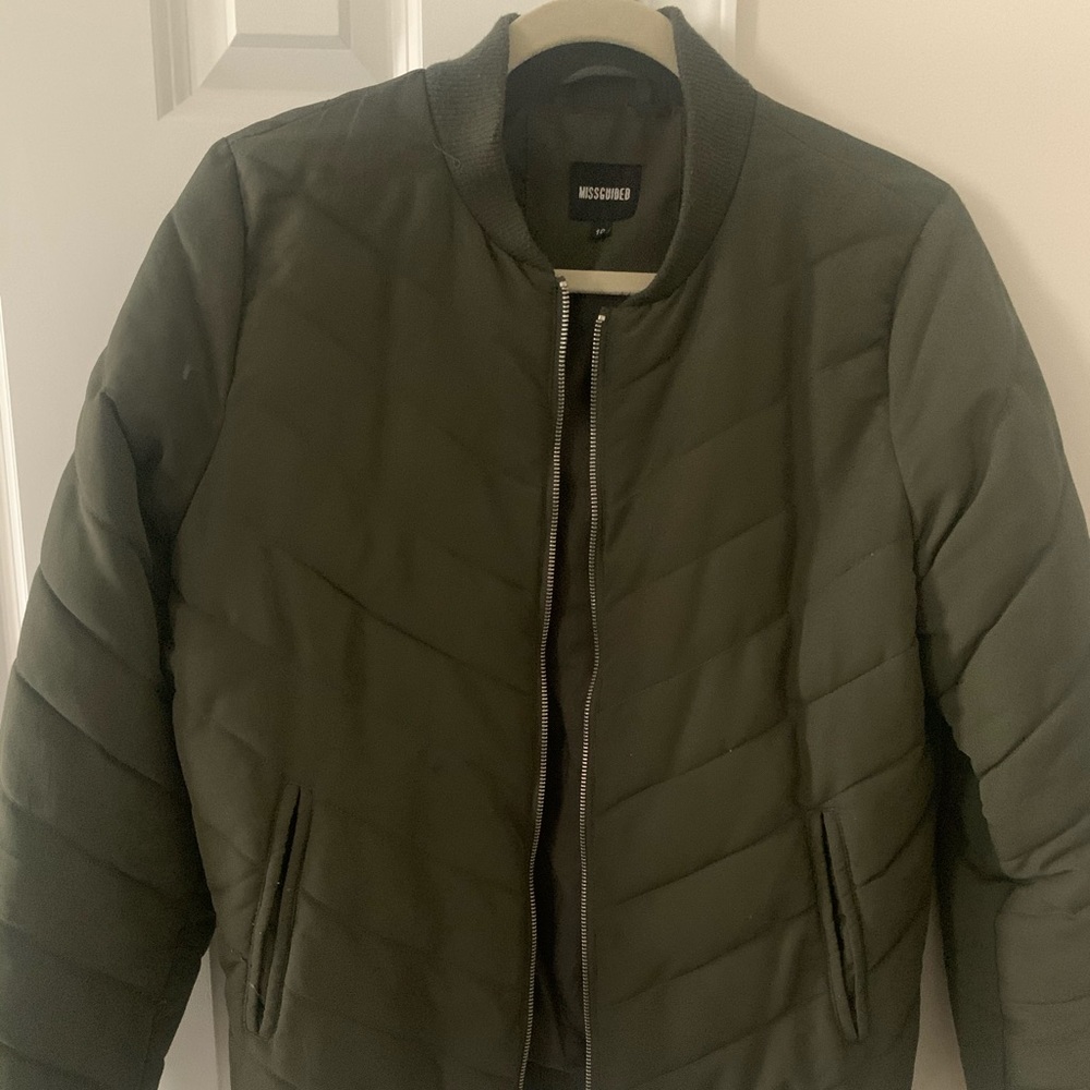 Misguided puff jacket